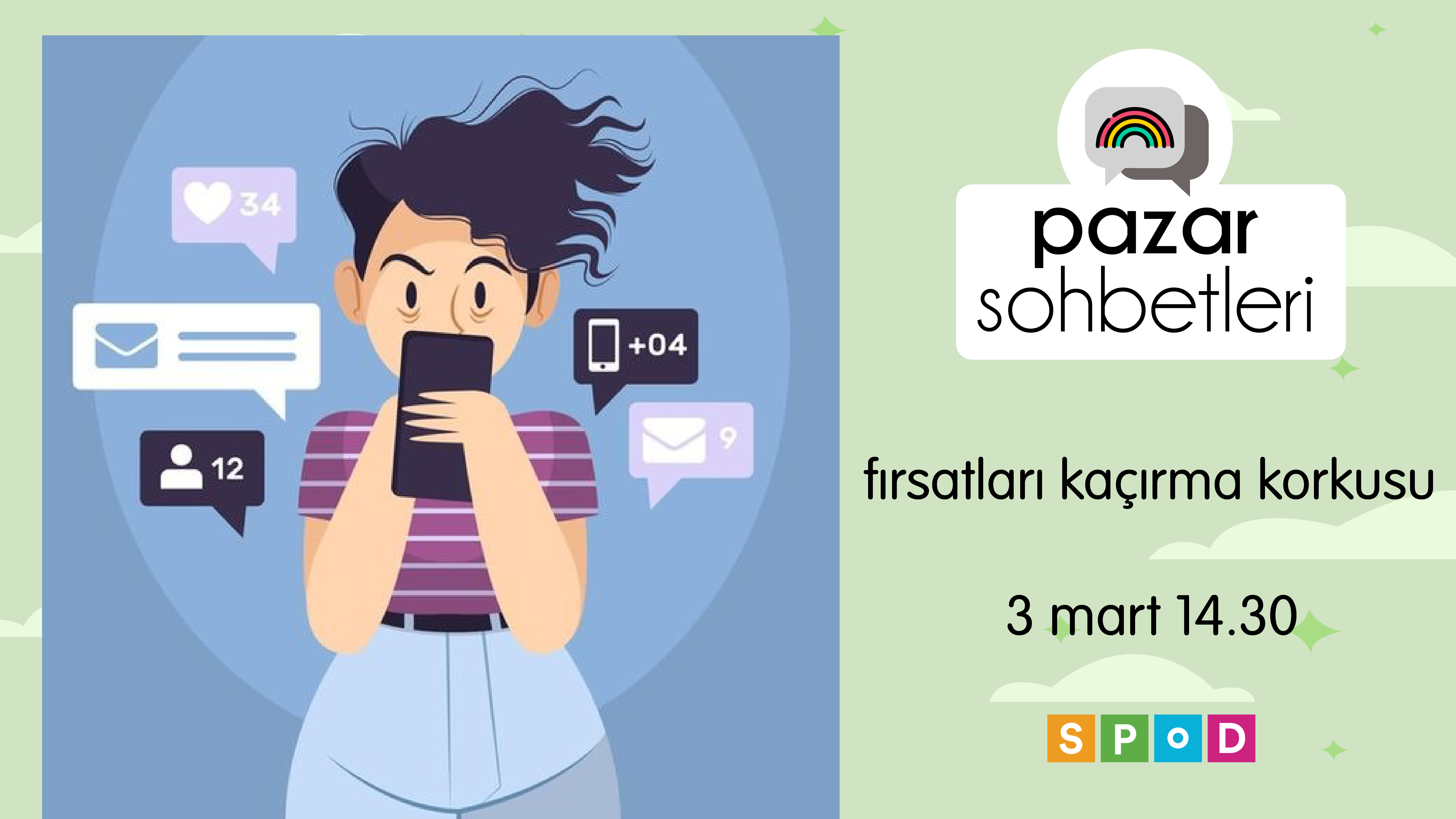 3 Mart Pazar günü Pazar Sohbetleri’nde buluşuyoruz!