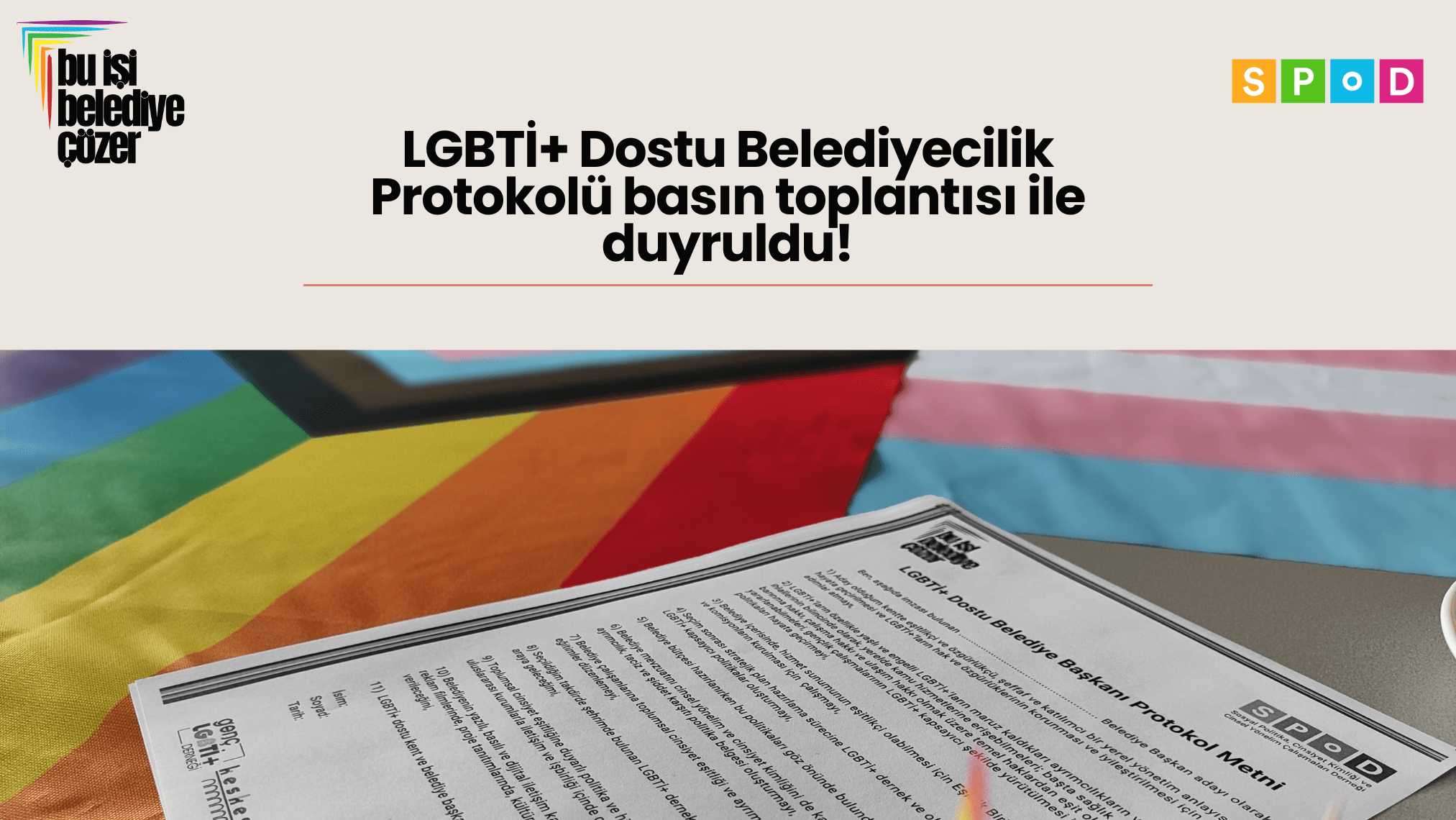 Yerel yönetim adayları, “LGBTİ+ Dostu Belediyecilik Protokolü” ve “LGBTİ+ Dostu Belediye Meclis Üyesi Protokolü”nü imzaladı