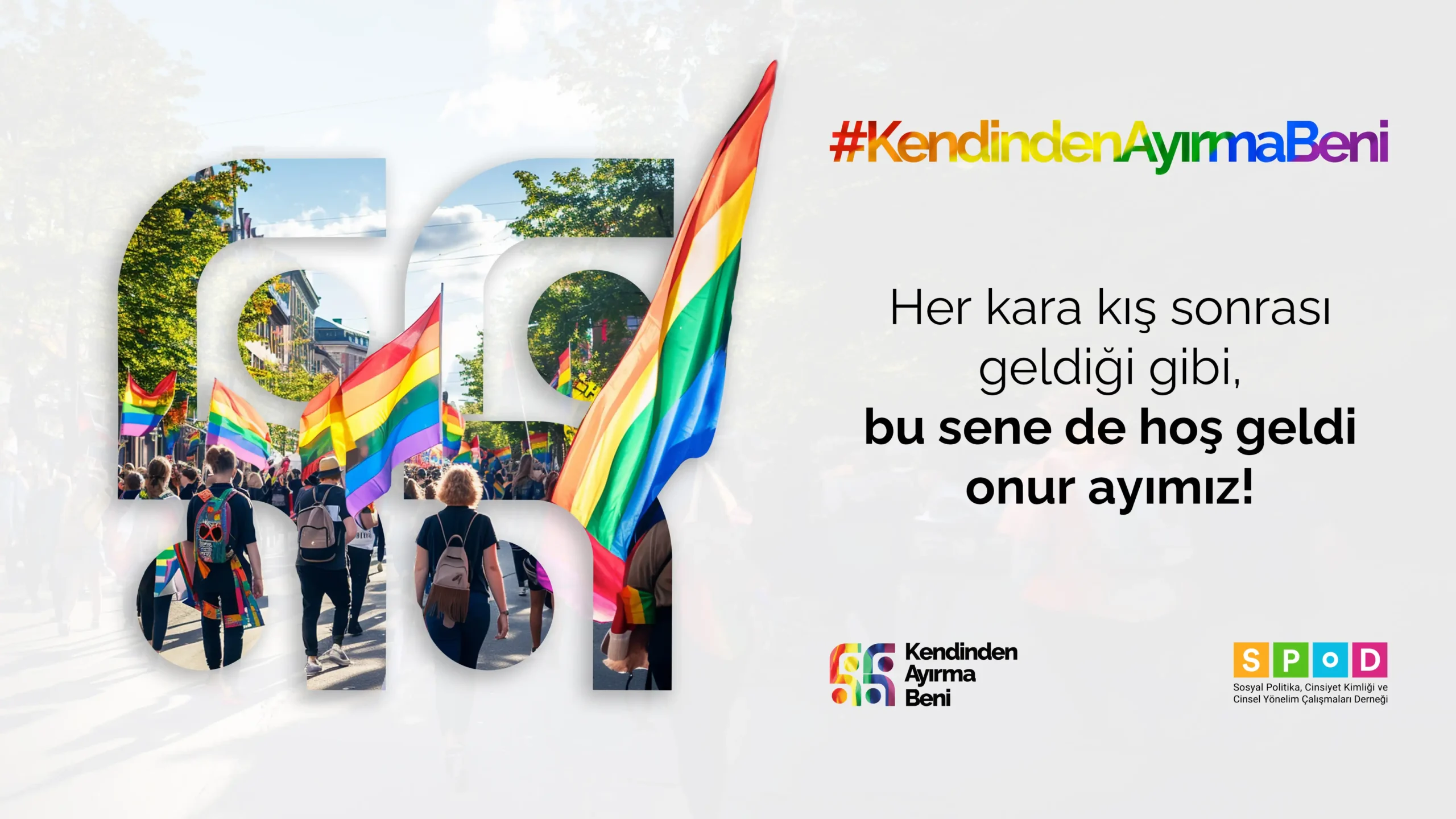 Her şeye rağmen, umutla: Onur ayımız kutlu olsun!🏳️🌈🏳️⚧️