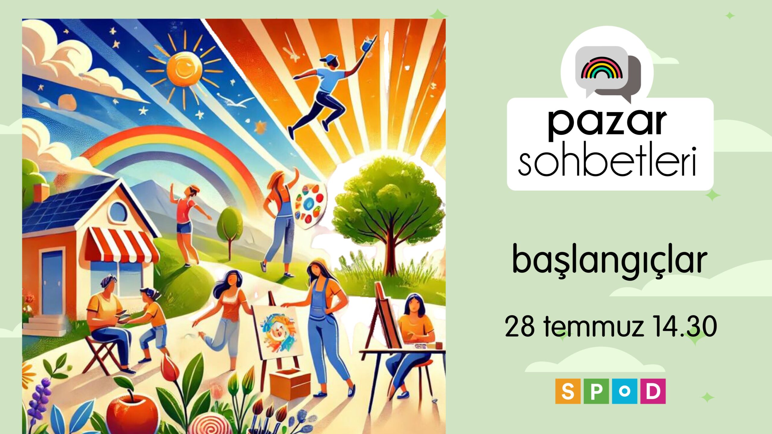 28 Temmuz Pazar günü Pazar Sohbetleri’nde buluşuyoruz!