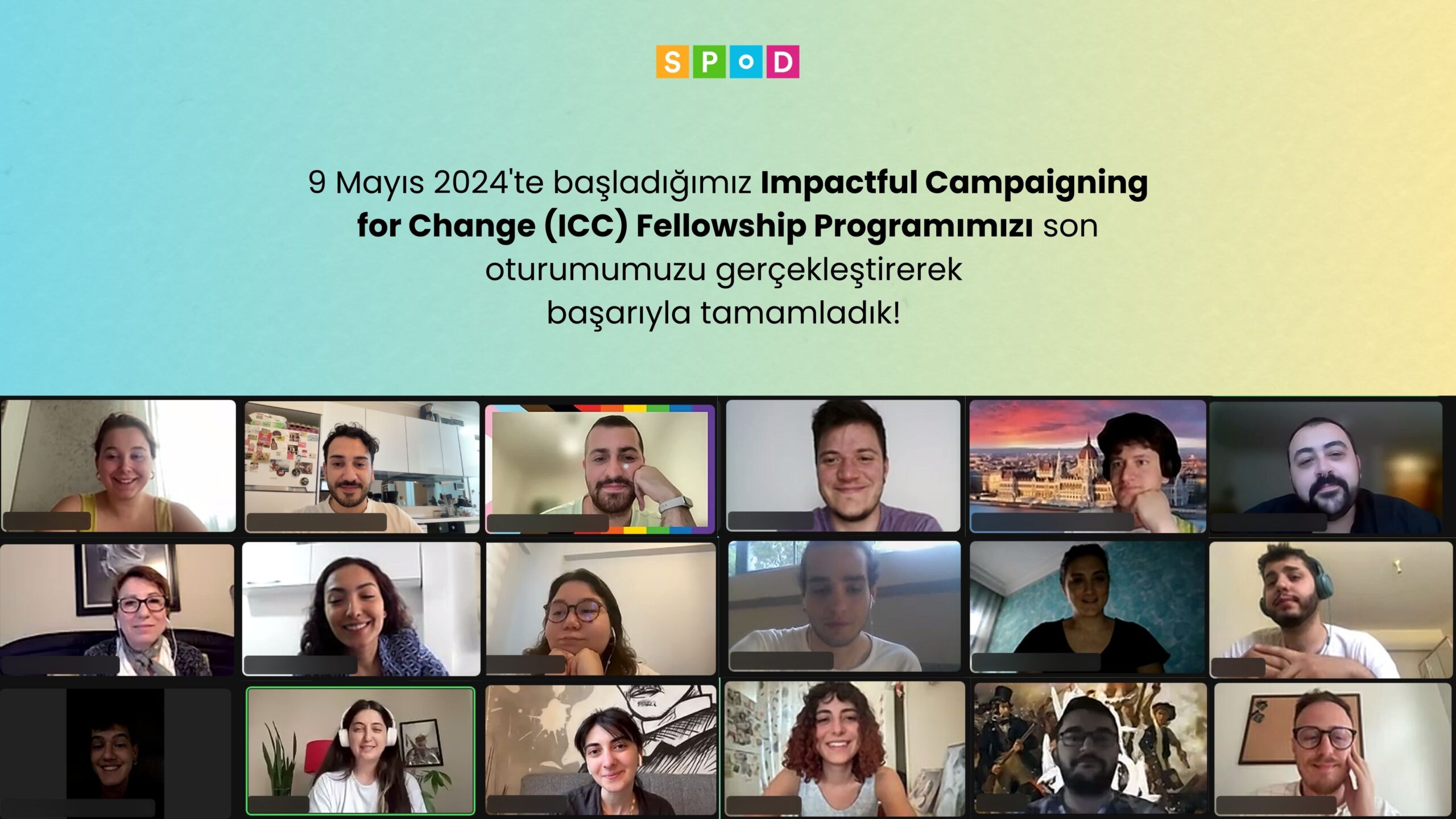 Impactful Campaigning for Change (ICC) Fellowship Programımızı tamamladık!