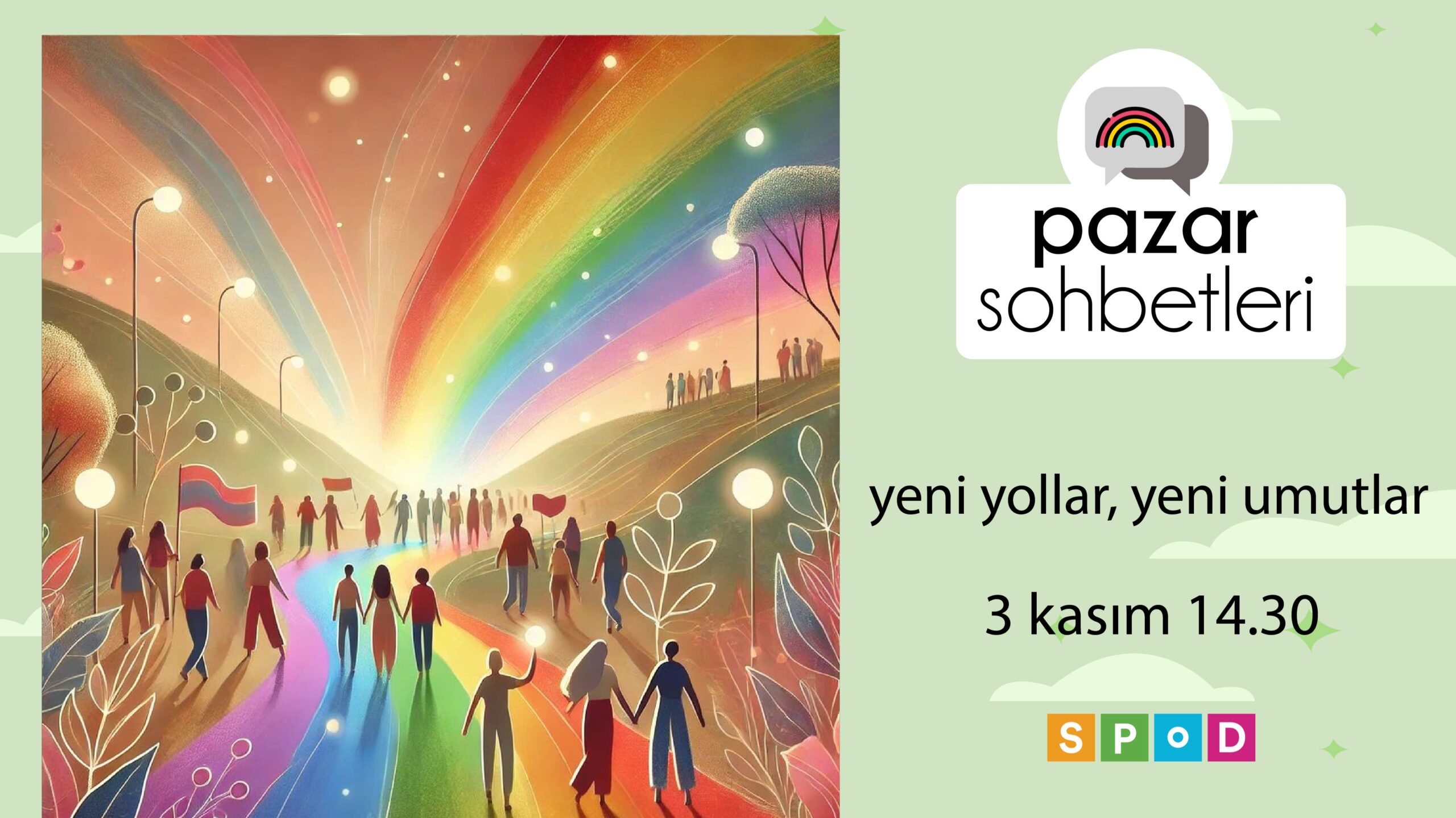3 Kasım Pazar günü Pazar Sohbetleri’nde buluşuyoruz!