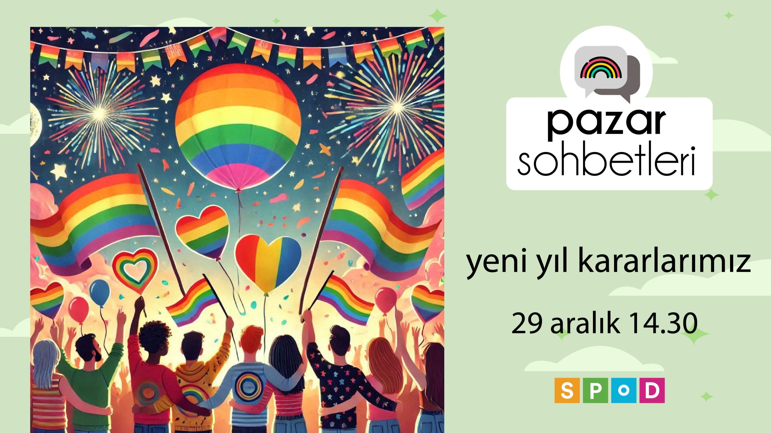 29 Aralık Pazar günü Pazar Sohbetleri’nde buluşuyoruz!